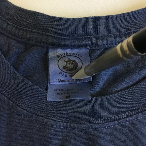 Authentic Pigment Tiki Man Hawaii Graphic T Shirt Size M Womens Ring Spun Cotton - Picture 3 of 10